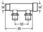 Preview: Sanfix P-Verteiler 2fach 2126.06