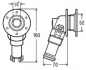 Preview: Sanfix P-Anschlussdose 70° 2120.32