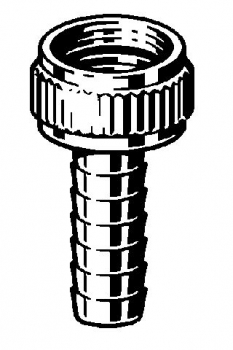 Schlauchverschraubung 1811 verchromt