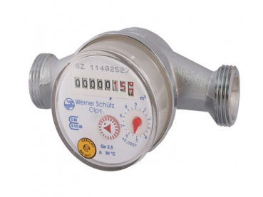 Wohnungswasserzähler für KW bis 30°C 1,5 m³ CR-ETK
