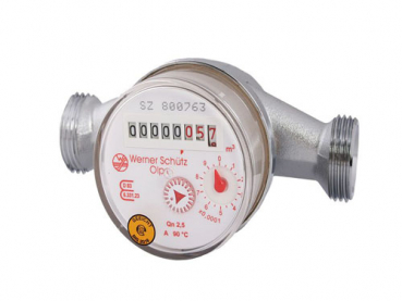 Wohnungswasserzähler für WW bis 90°C 1,5 m³ CR-ETW