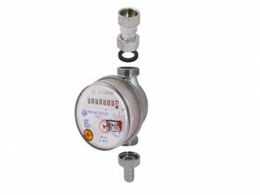Zapfhahnzähler 3/4" für KW bis 30°C 1,5 m³ ZAK