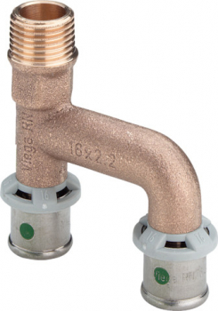 Sanfix P-Erweiterungs-T-Stück 1/2"AG 2126.31