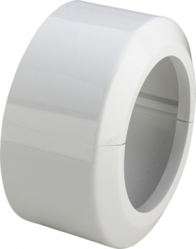 WC-Rosette DN 110x90mm weiß 3821