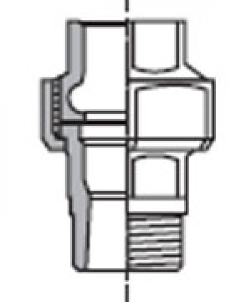 Edelstahl Verschraubung, I-A E 331