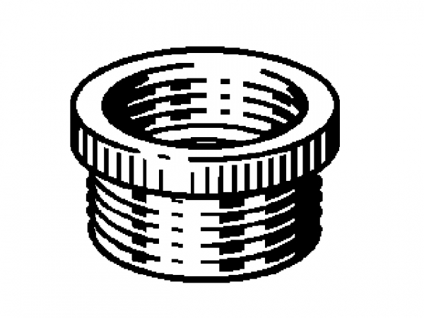 Viega Übergangsstück 3251 in M22 x 1mm x G3/8 Rotguss verchromt